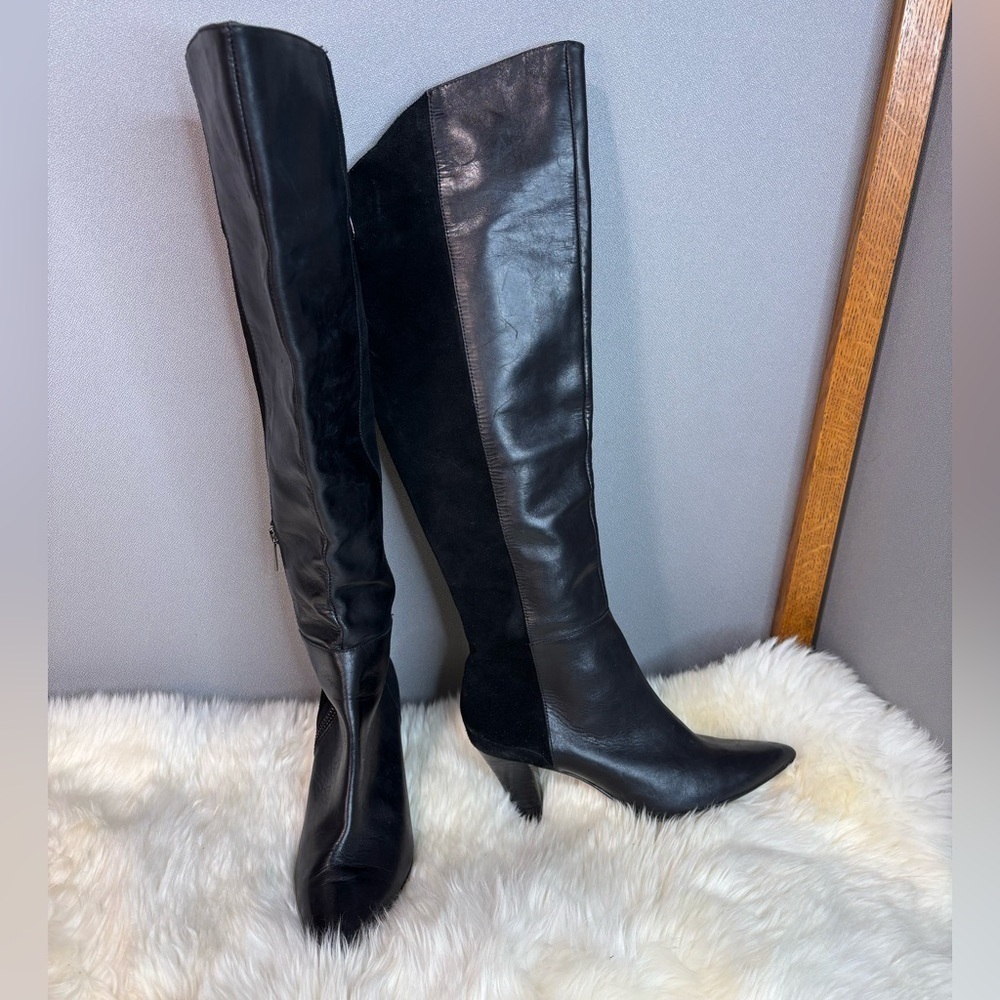 Donald J Pliner Tasmin Leather Knee High Boots